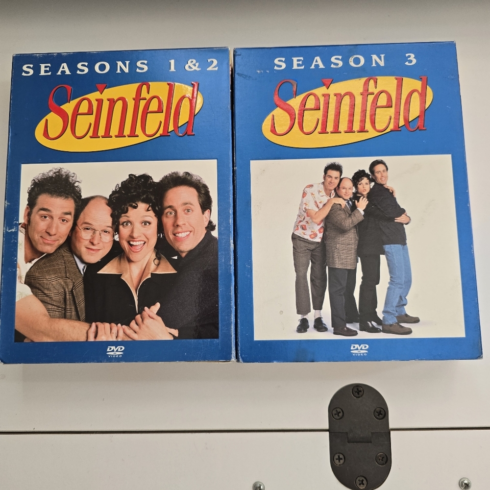 Seinfeld DVD Bundle Seasons 1 2 & 3 Complete Sitcom TV Series Box Set